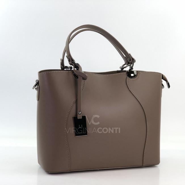 Сумка Virginia Conti кольору темний тауп