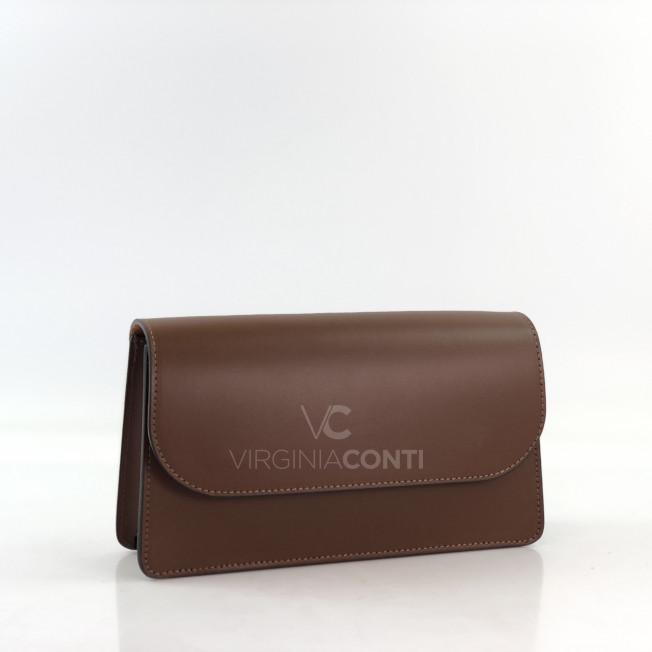 Сумка через плече (крос-боді) Virginia Conti коньячна