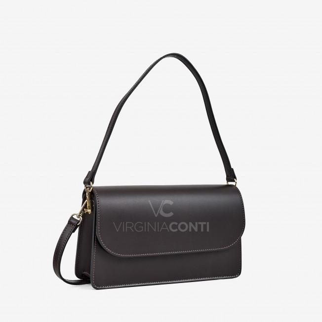 Сумка через плече (крос-боді) Virginia Conti кольору шоколад