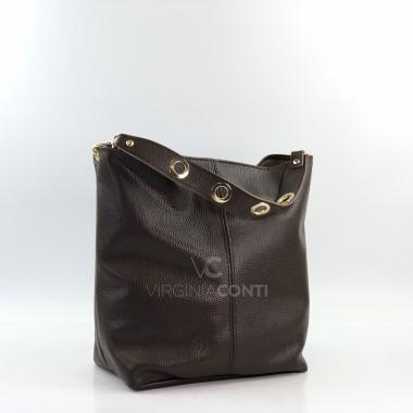 Шоппер Virginia Conti цвета шоколад