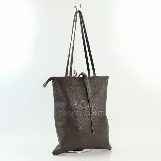 Шоппер Virginia Conti цвета шоколад