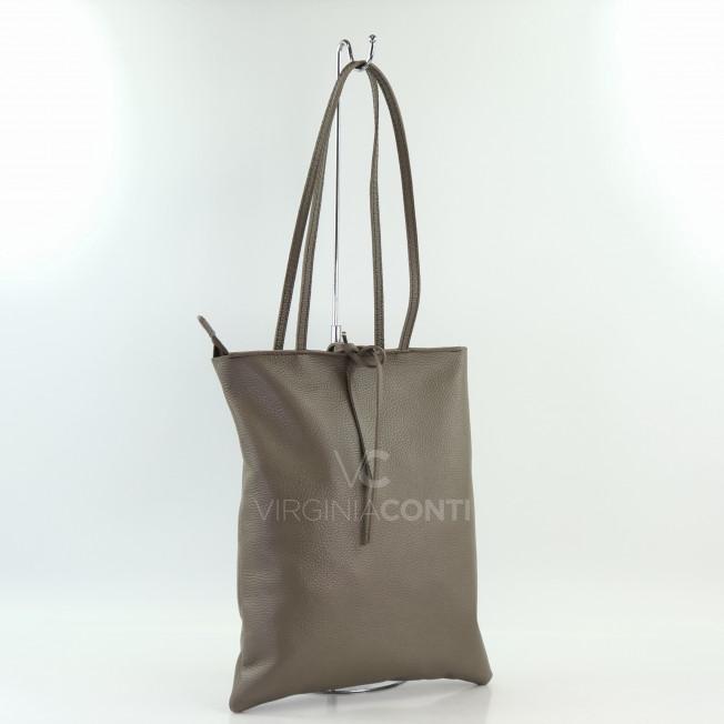 Шоппер Virginia Conti цвета темный тауп