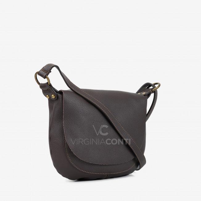 Сумка через плече (крос-боді) Virginia Conti кольору шоколад