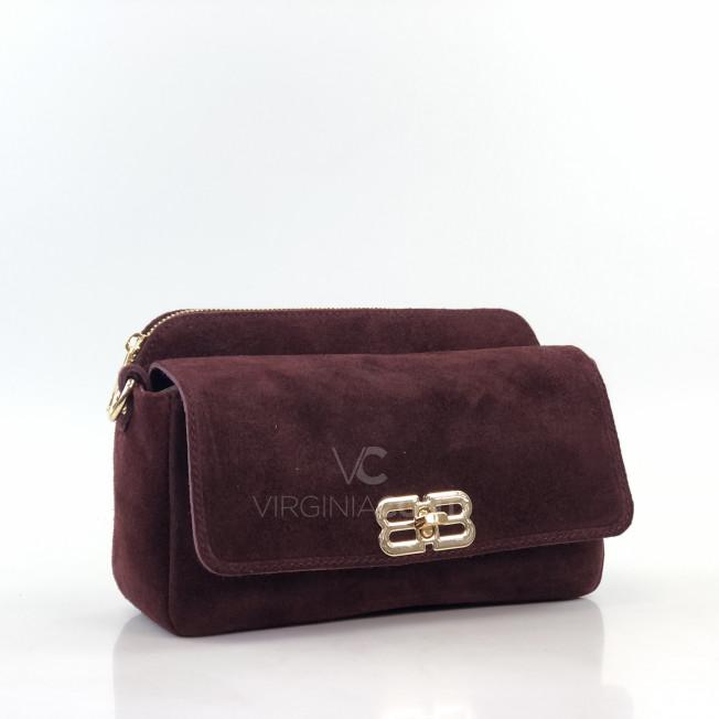 Сумка через плечо (кросс-боди) Virginia Conti бордовая