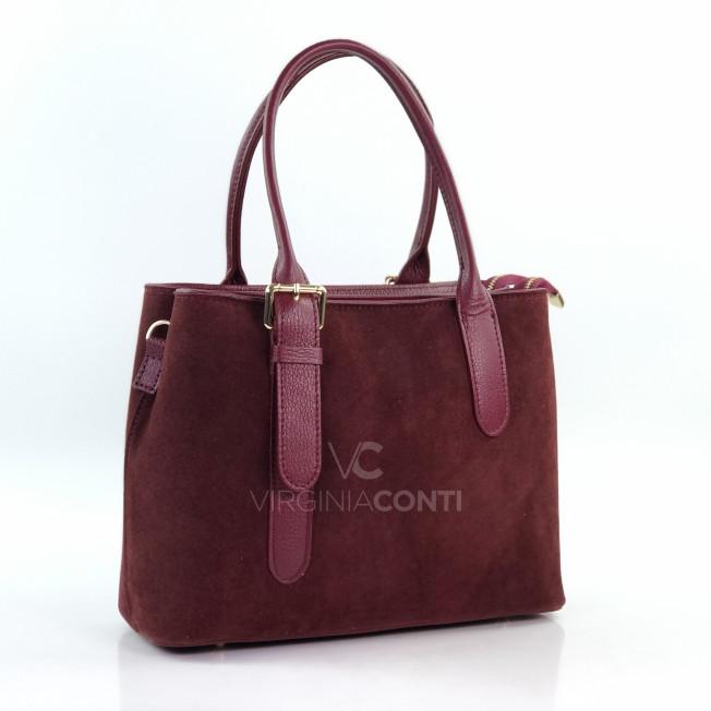 Сумка Virginia Conti винного кольору