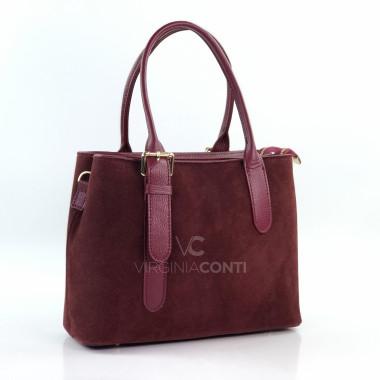 Сумка Virginia Conti винного кольору