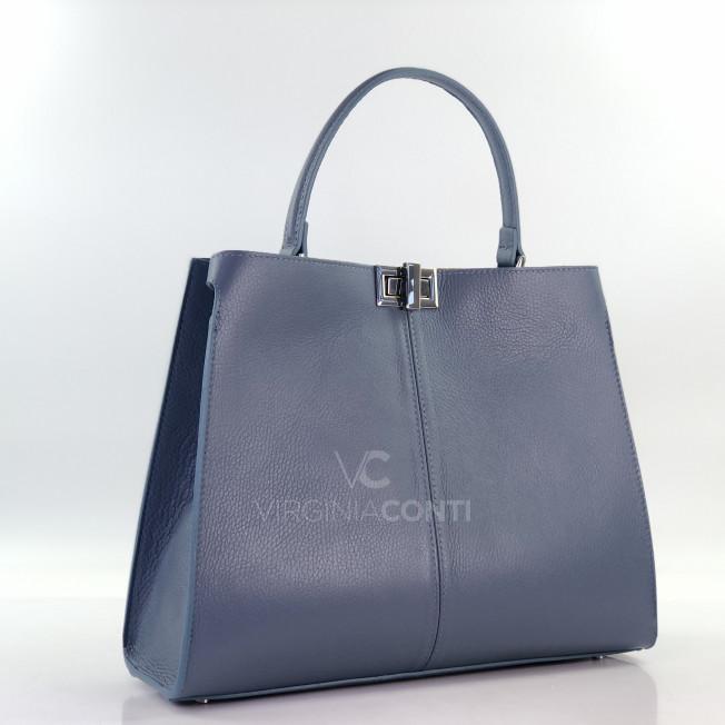 Шоппер Virginia Conti джинсового цвета