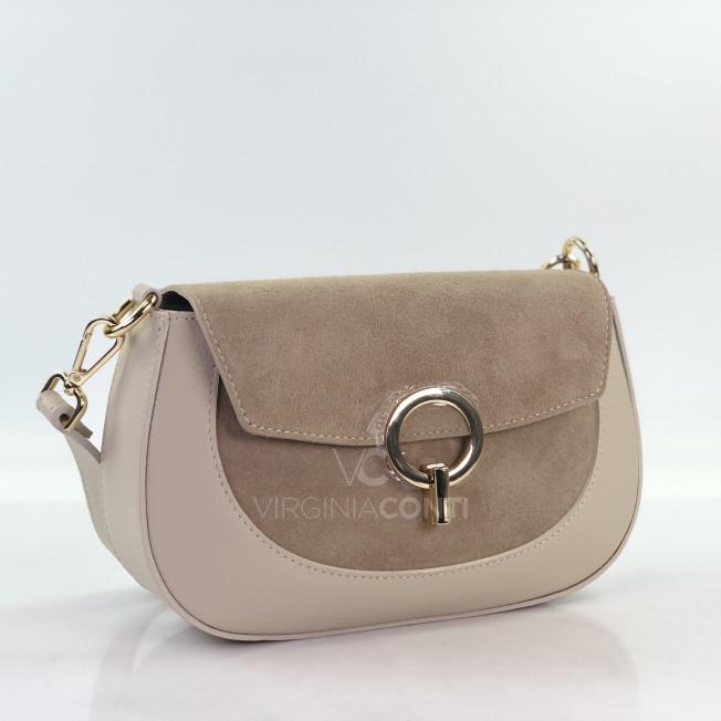 Сумка через плече (крос-боді) Virginia Conti бежева