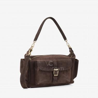 Сумка Virginia Conti кольору шоколад