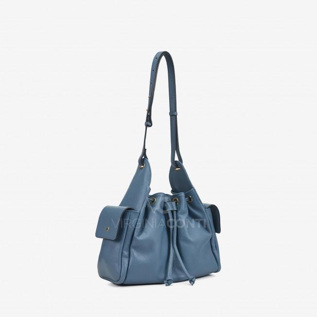 Сумка Virginia Conti джинсового кольору