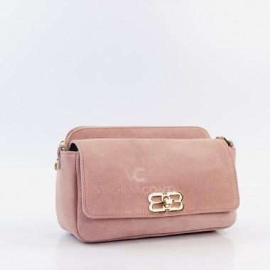 Сумка через плече (крос-боді) Virginia Conti кольору пудри