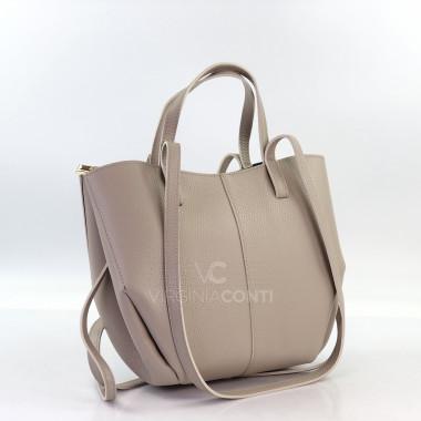 Сумка на плече Virginia Conti кольору капучіно