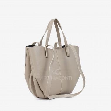 Сумка на плече Virginia Conti кольору капучіно