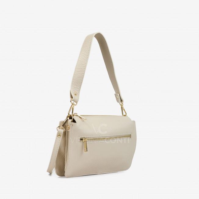 Сумка через плече (крос-боді) Virginia Conti бежева
