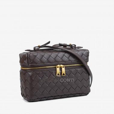 Сумка через плече (крос-боді) Virginia Conti кольору шоколад