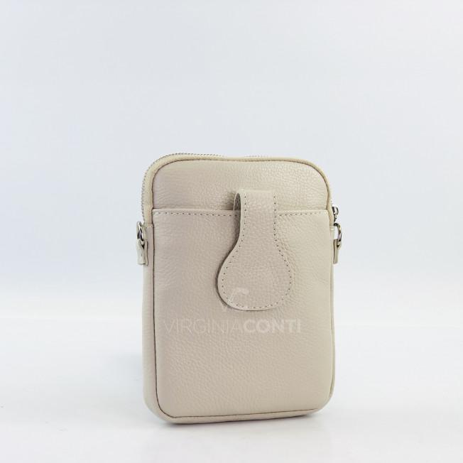 Сумка через плече (крос-боді) Virginia Conti бежева