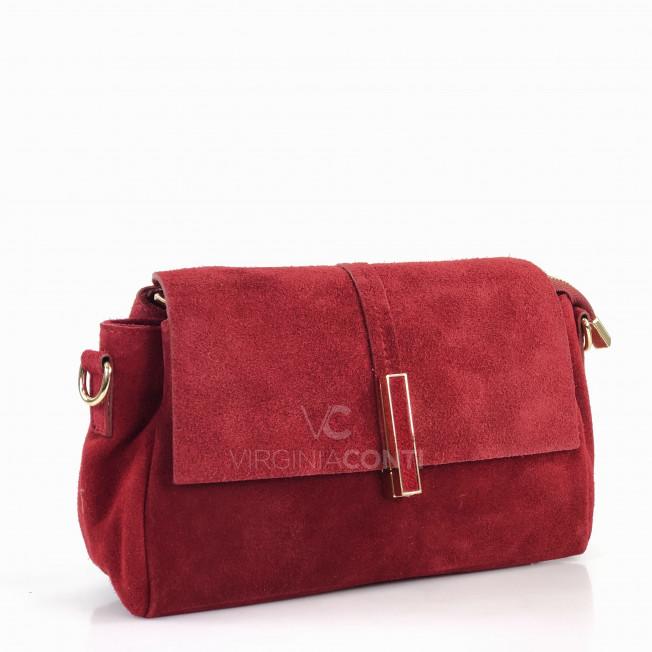 Сумка через плече (крос-боді) Virginia Conti гранатового кольору