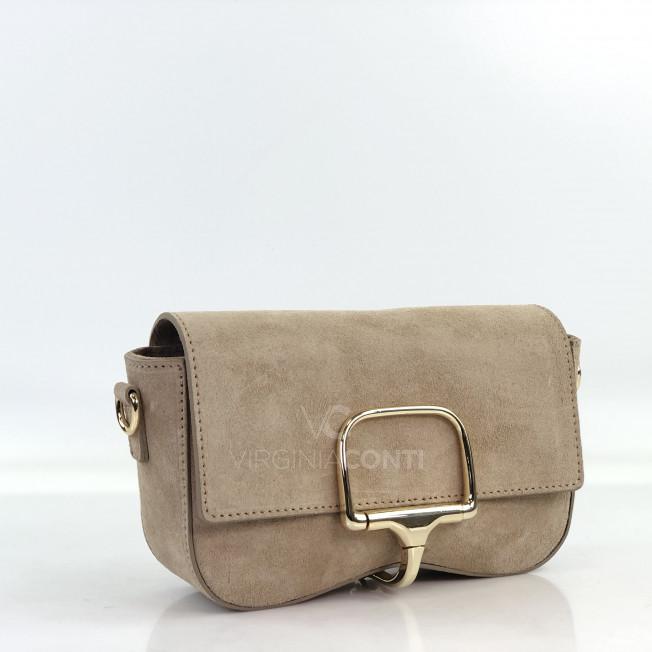 Сумка через плече (крос-боді) Virginia Conti кольору світлий тауп