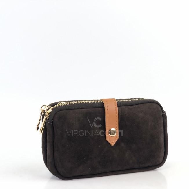 Клатч Virginia Conti кольору шоколад