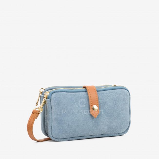 Клатч Virginia Conti джинсового кольору