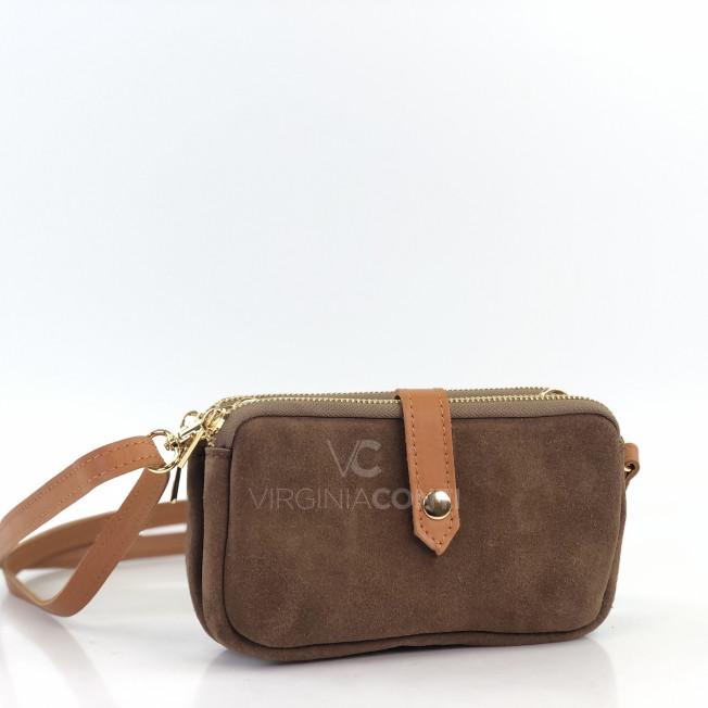 Клатч Virginia Conti коричневый