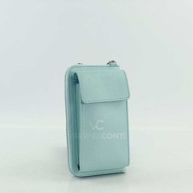 Кошелек с чехлом для телефона Virginia Conti мятный