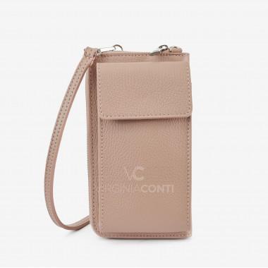 Гаманець з чохлом для телефону Virginia Conti кольору пудри