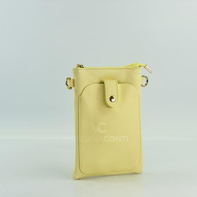 Сумка через плече (крос-боді) Virginia Conti світло-жовта