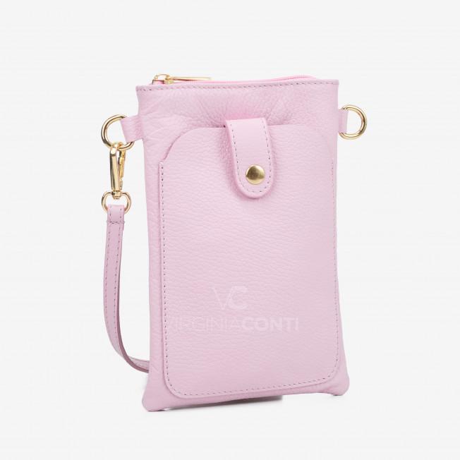 Сумка через плечо (кросс-боди) Virginia Conti светло-розовая