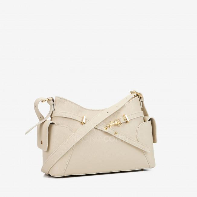 Сумка через плечо (кросс-боди) Virginia Conti бежевая