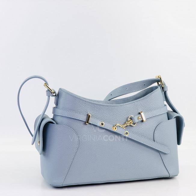 Сумка через плече (крос-боді) Virginia Conti блакитна