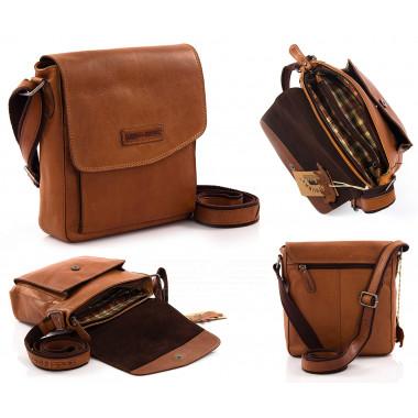 Сумка через плечо (кросс-боди) Hill Burry рыжая