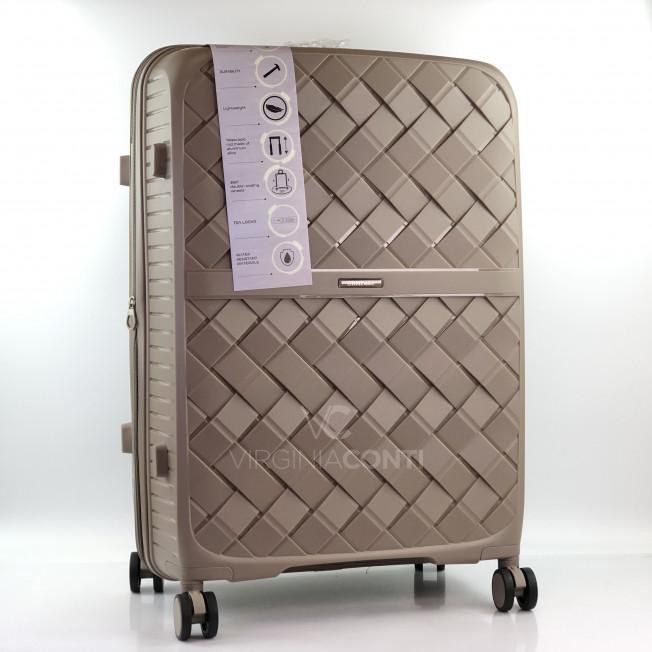 Набір валіз 3 в 1 з розширенням ORMI кольору тауп