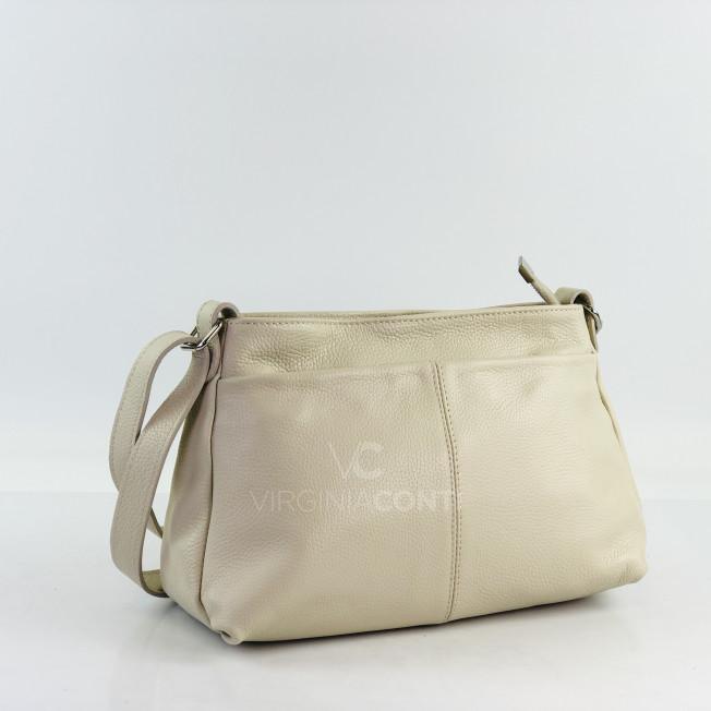 Сумка через плечо (кросс-боди) Virginia Conti бежевая