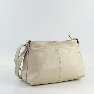 Сумка через плечо (кросс-боди) Virginia Conti бежевая