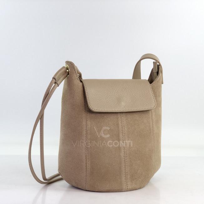 Сумка через плече (крос-боді) Virginia Conti кольору світлий тауп