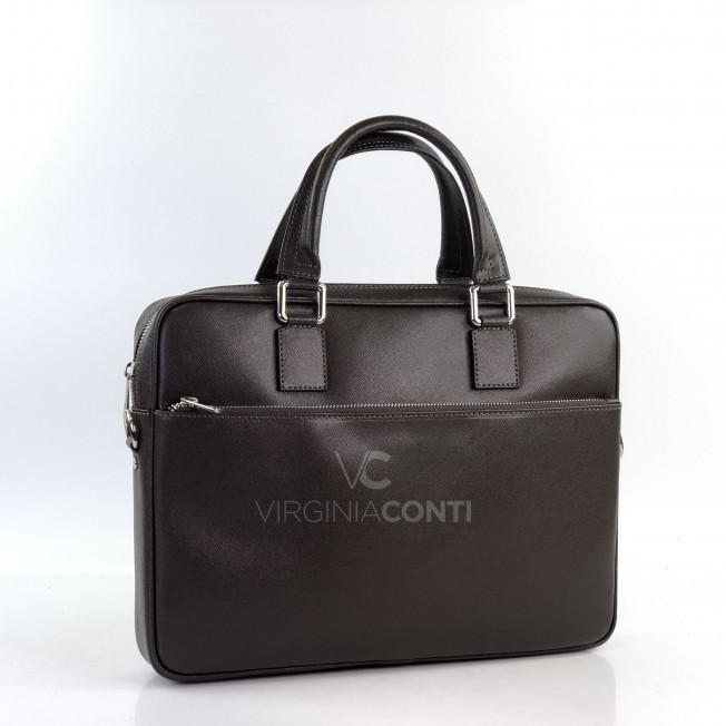 Портфель Virginia Conti цвета шоколад
