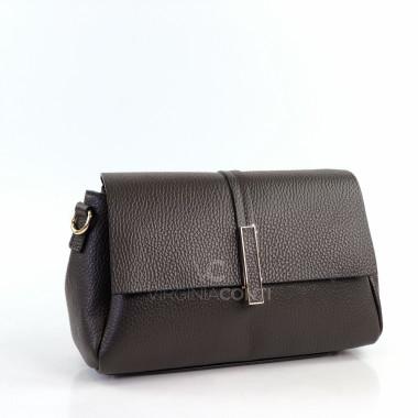 Сумка через плече (крос-боді) Virginia Conti кольору шоколад