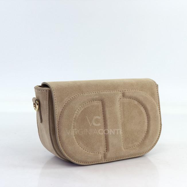 Сумка через плечо (кросс-боди) Virginia Conti цвета светлый тауп