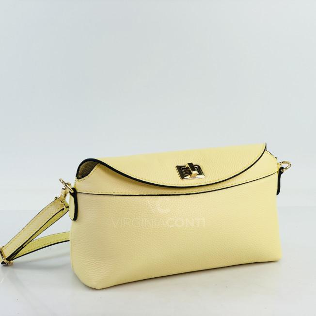 Сумка через плече (крос-боді) Virginia Conti світло-жовта