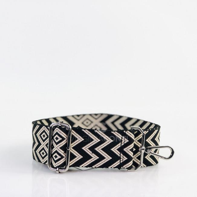 Ремешок для сумки черный