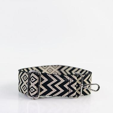 Ремешок для сумки черный