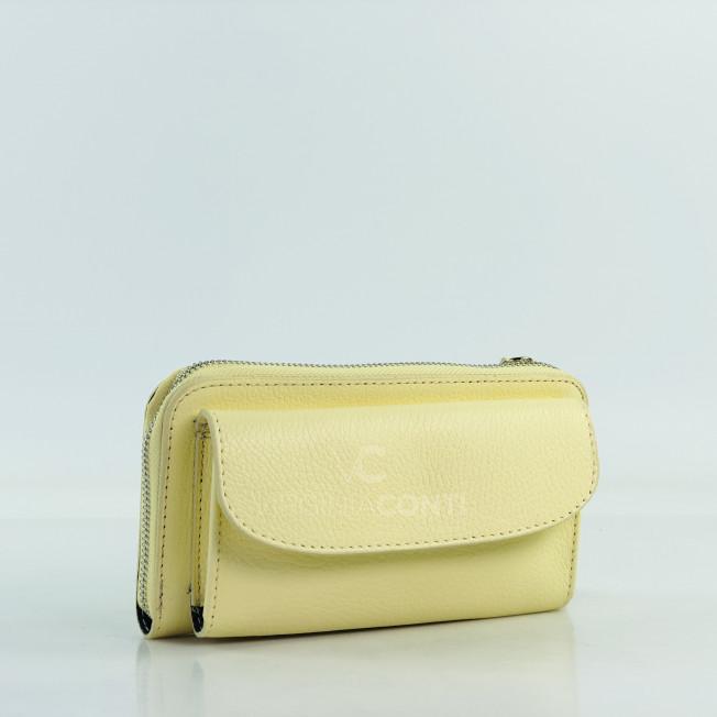 Гаманець з чохлом для телефону Virginia Conti світло-жовтий