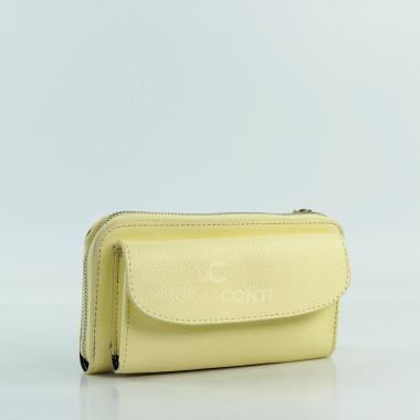 Гаманець з чохлом для телефону Virginia Conti світло-жовтий