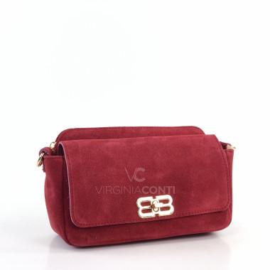 Сумка через плечо (кросс-боди) Virginia Conti гранатового цвета