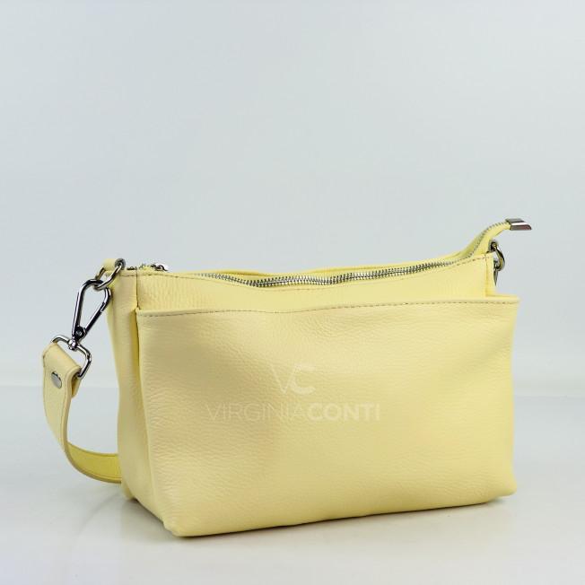 Сумка через плече (крос-боді) Virginia Conti світло-жовта