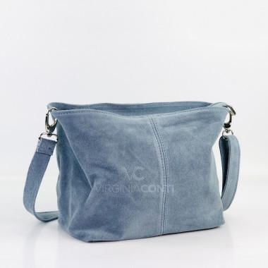 Сумка через плече (крос-боді) Virginia Conti джинсового кольору