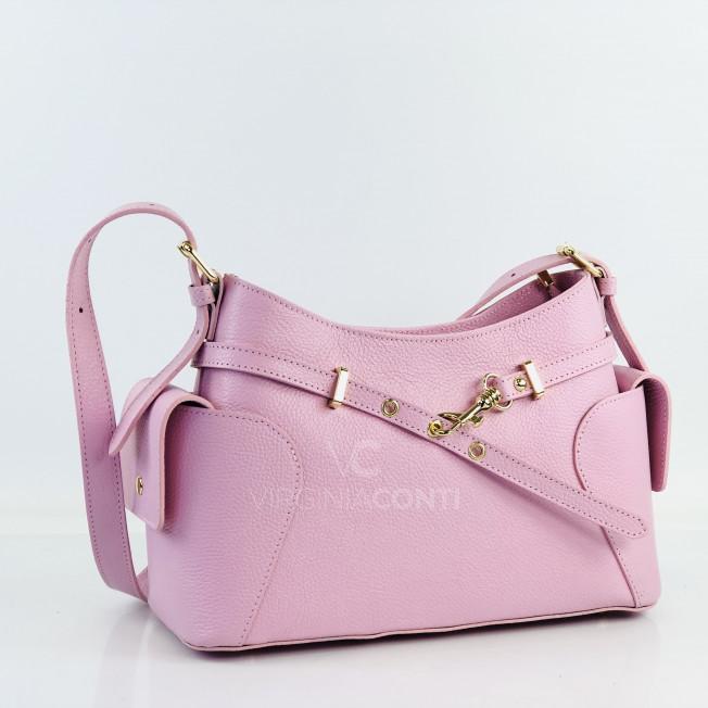 Сумка через плече (крос-боді) Virginia Conti світло-рожева
