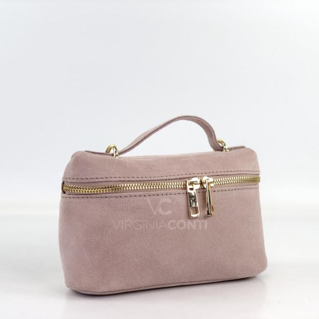 Сумка через плече (крос-боді) Virginia Conti кольору пудри