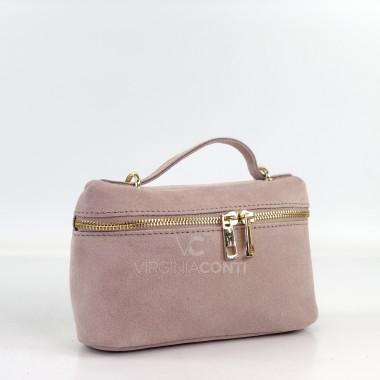 Сумка через плече (крос-боді) Virginia Conti кольору пудри
